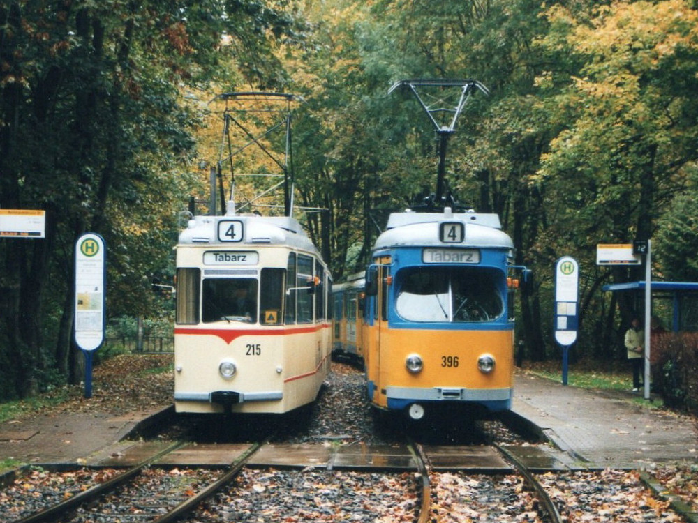 Гота, Gotha G4-67 № 215; Гота, Duewag GT6 № 396