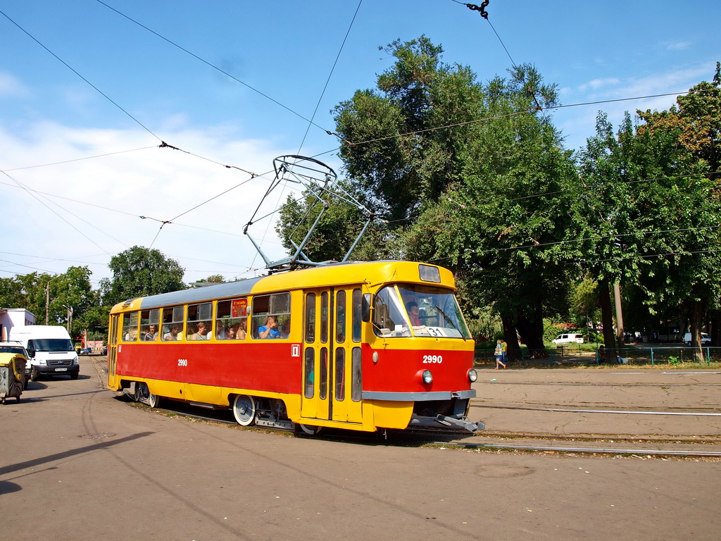 Odesa, Tatra T3SU (2-door) č. 2990
