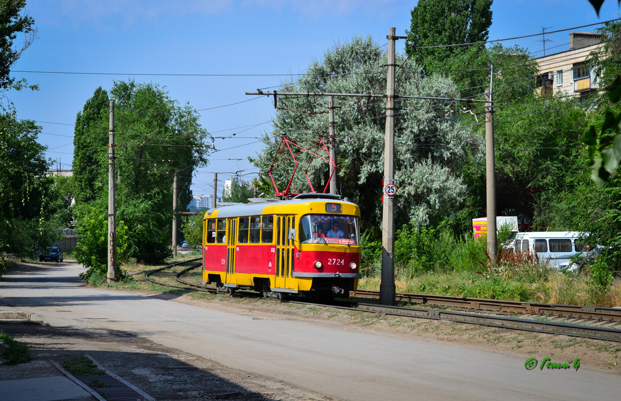 Волгоград, Tatra T3SU № 2724