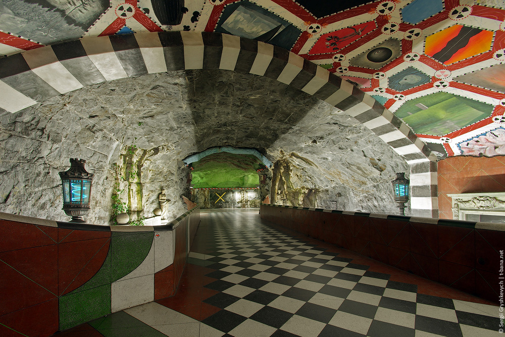 Стокгольм — Tunnelbana — Синяя линия | Blå Linjen