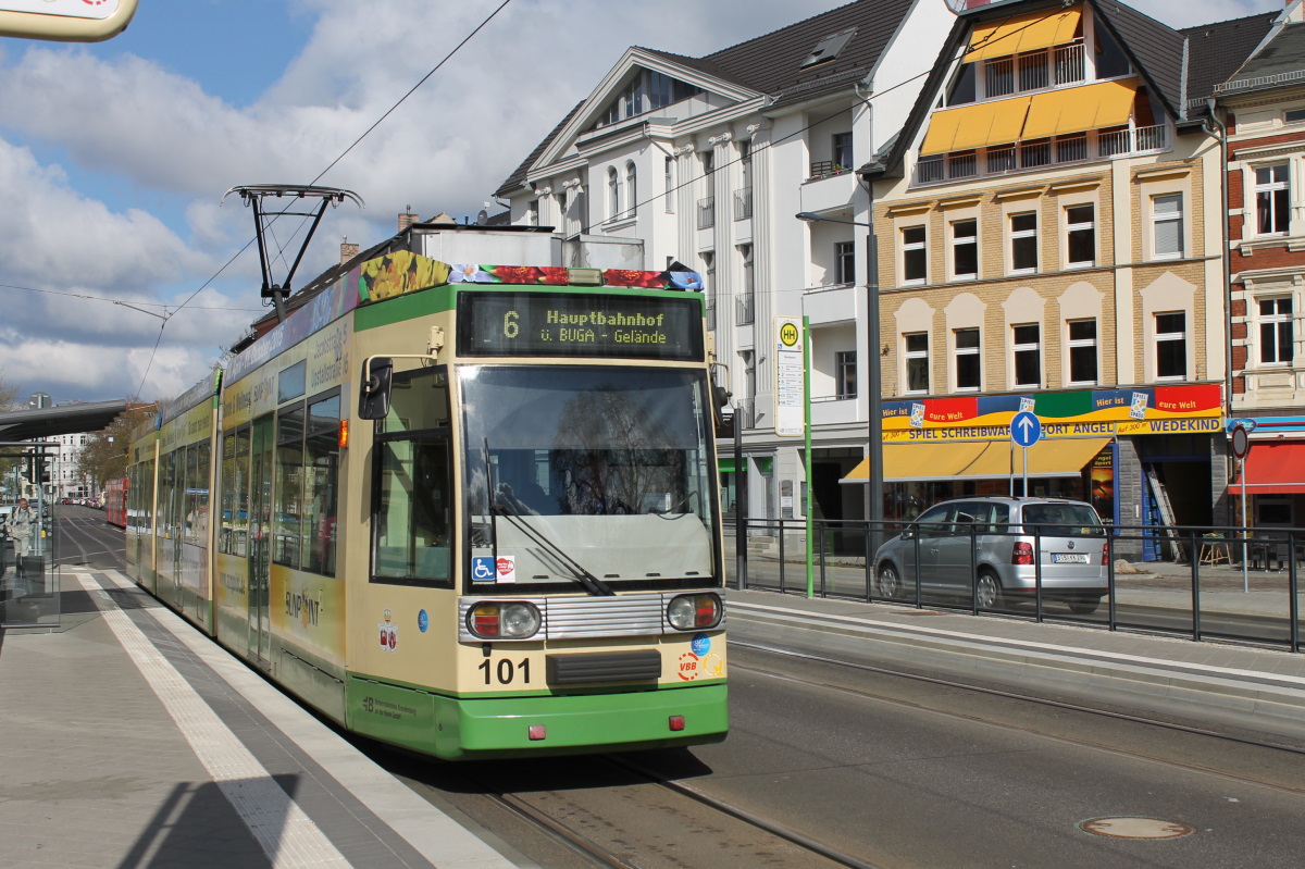 Brandenburg an der Havel, Duewag MGT6D Nr. 101
