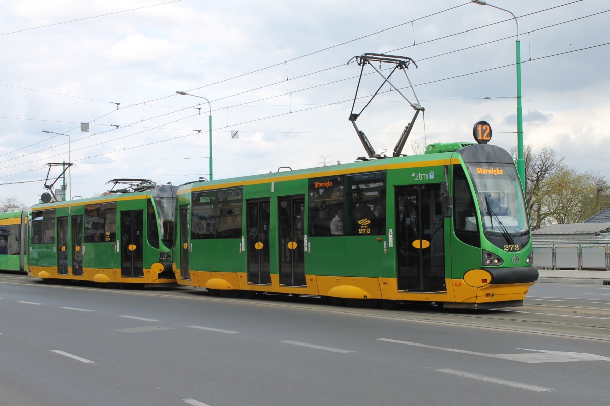 Познань, Konstal 105N-Alfa HF07 № 272