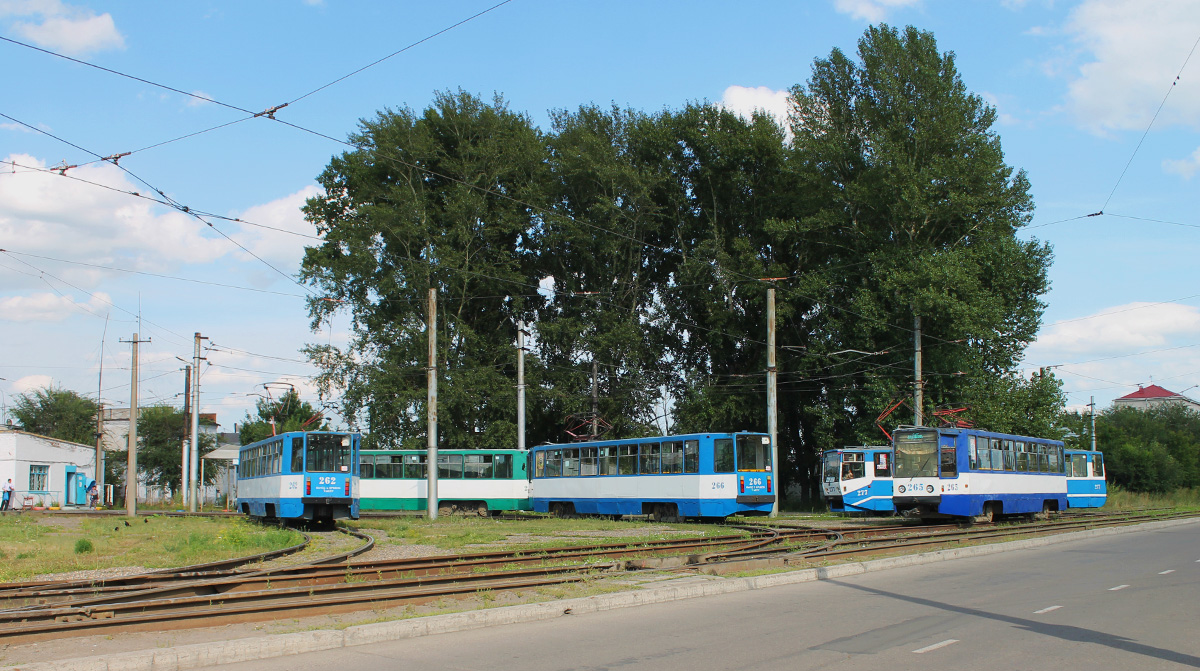 Новокузнецк, 71-608К № 262; Новокузнецк, 71-608К № 266; Новокузнецк, 71-608К № 265