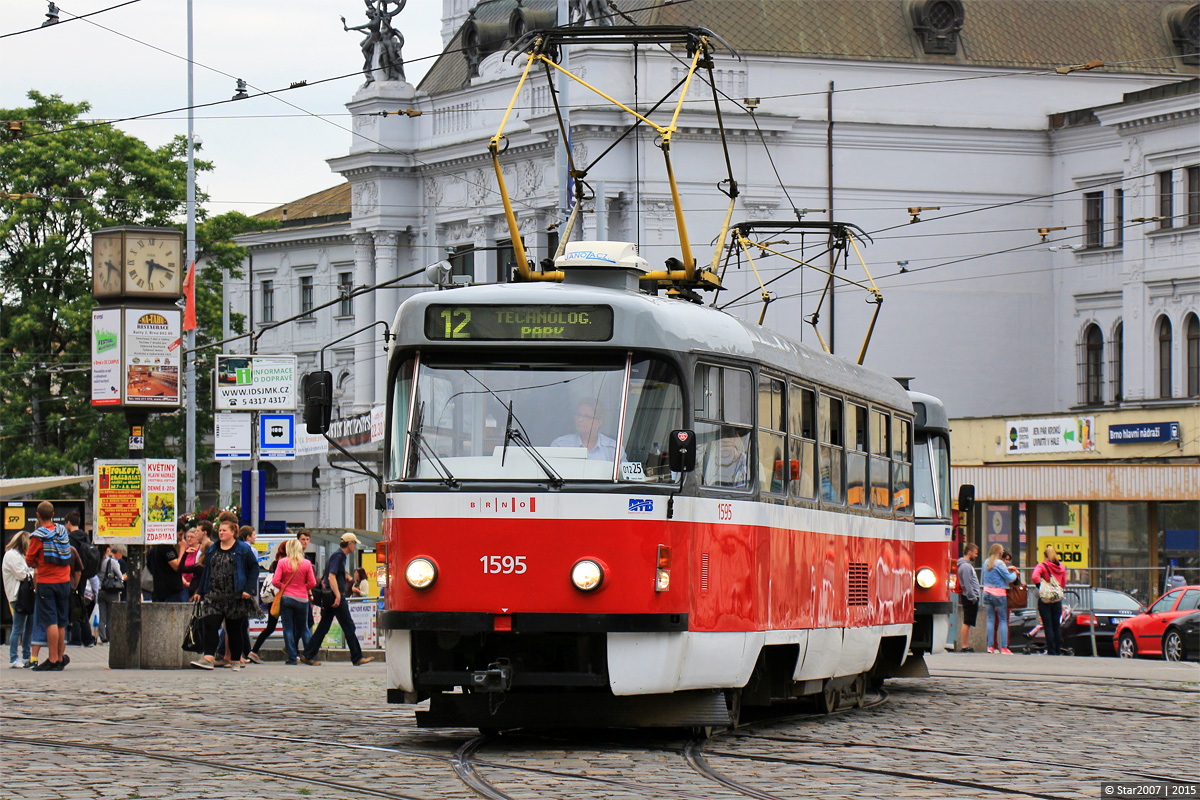 Брно, Tatra T3P № 1595