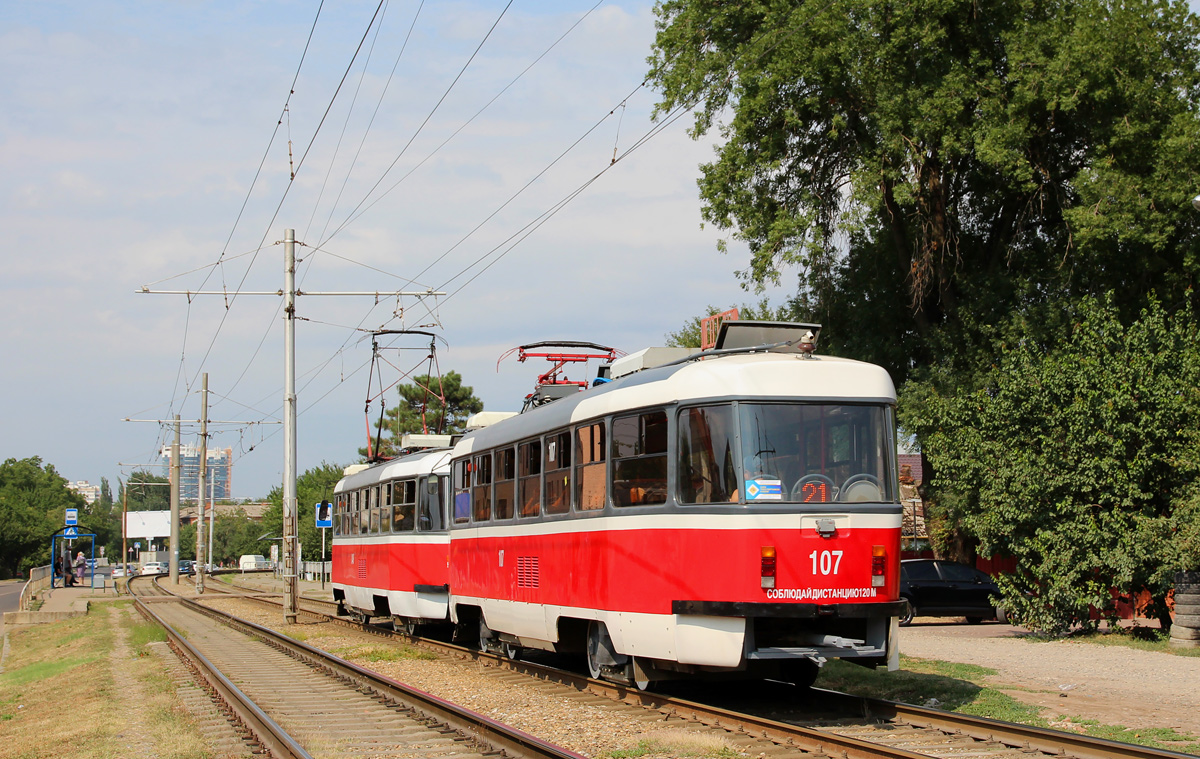 Краснодар, Tatra T3SU КВР ТМЗ № 107