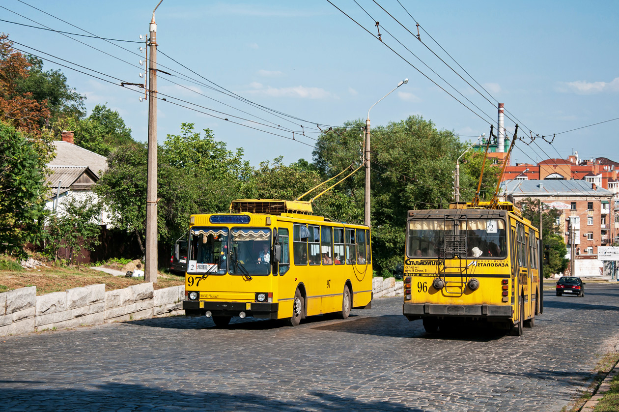 Poltava, YMZ T2 č. 97; Poltava, YMZ T2 č. 96