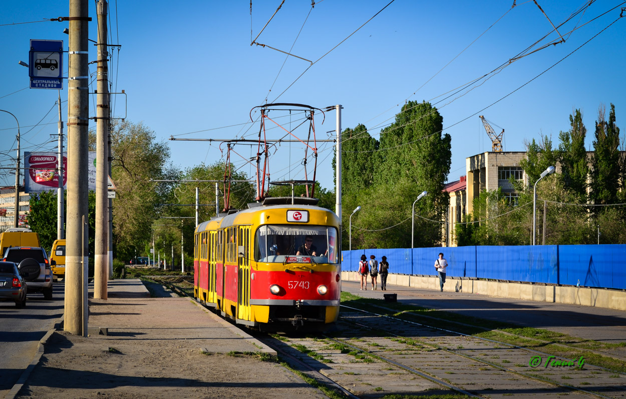 Волгоград, Tatra T3SU № 5743