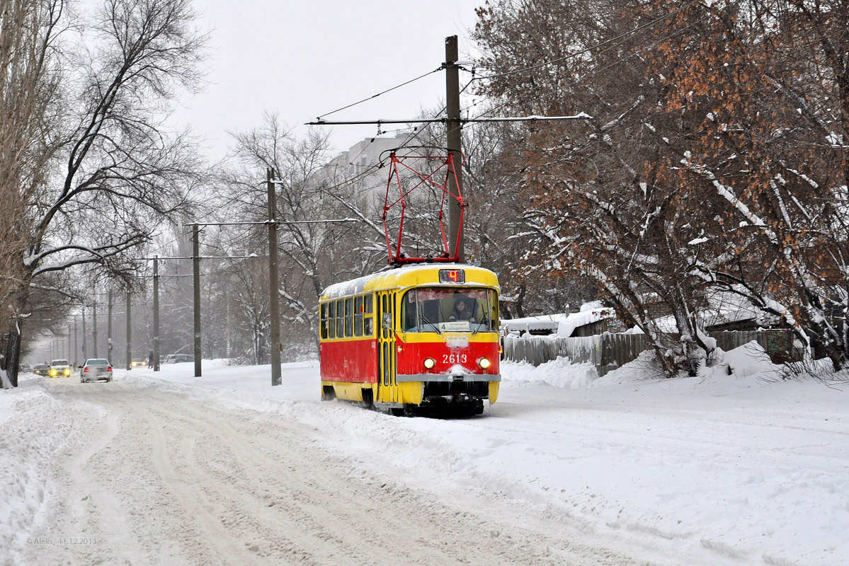 Волгоград, Tatra T3SU (двухдверная) № 2613