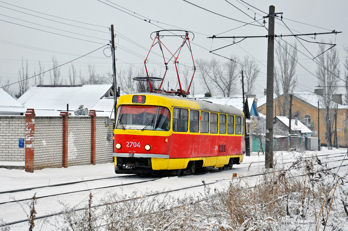 Volgograd, Tatra T3SU # 2704