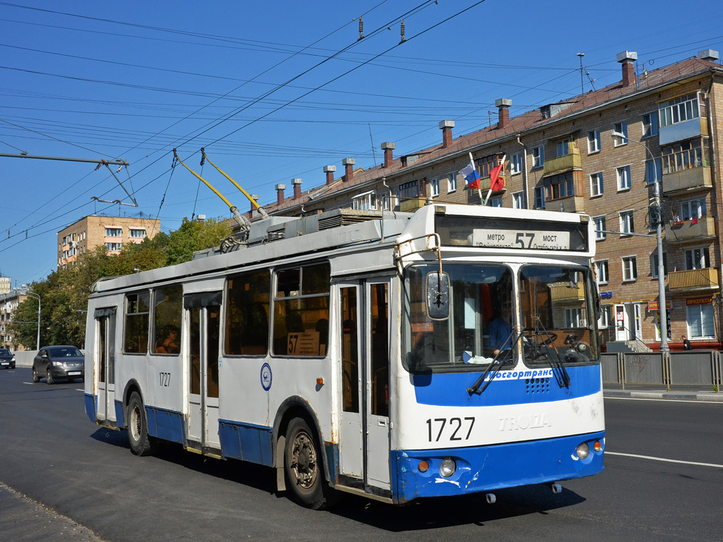 Москва, ЗиУ-682Г-016.02 (с широкой 1-й дверью) № 1727