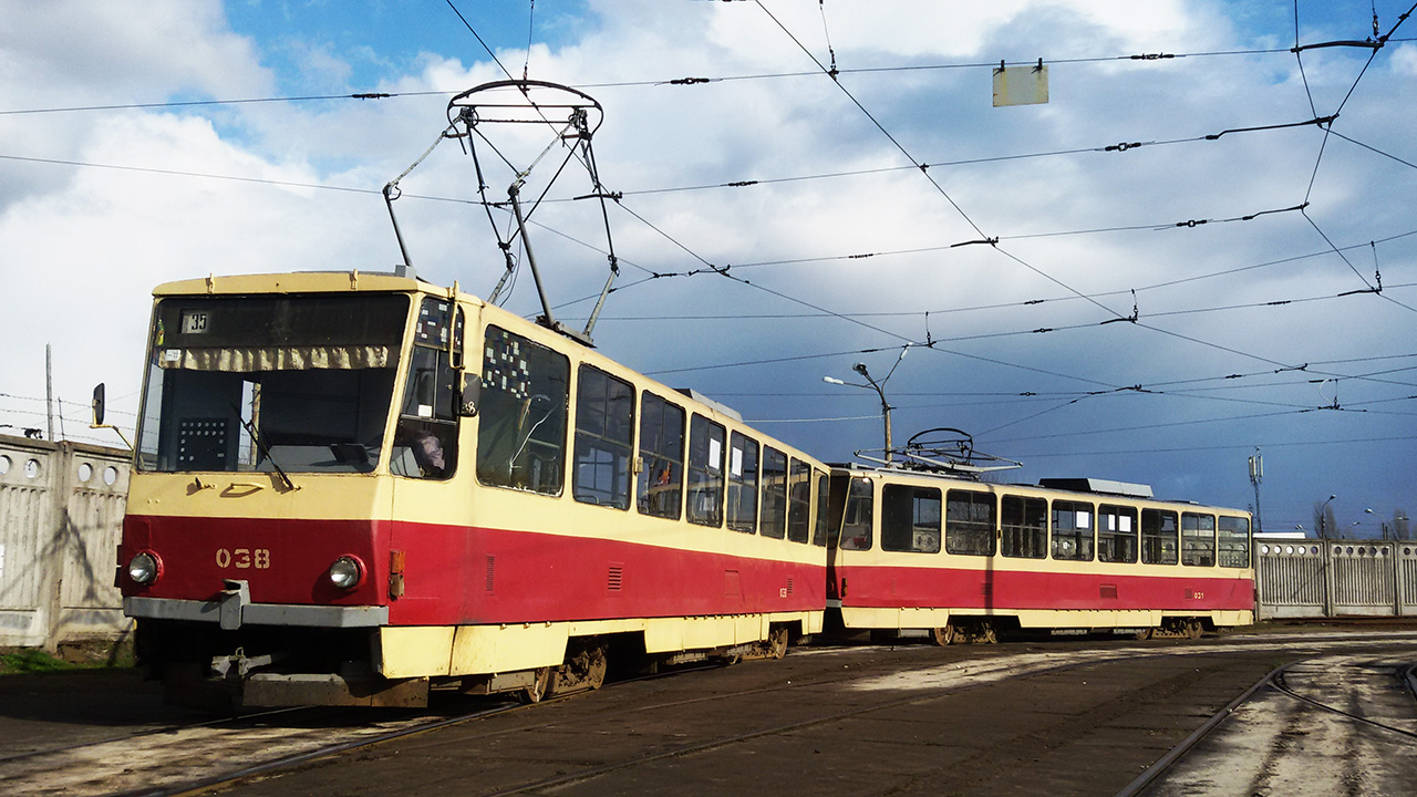 Киев, Tatra T6B5SU № 038