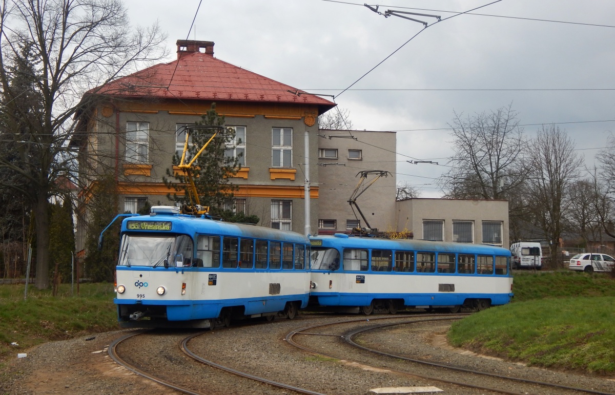 Острава, Tatra T3R.P № 995; Острава, Tatra T3R.P № 991