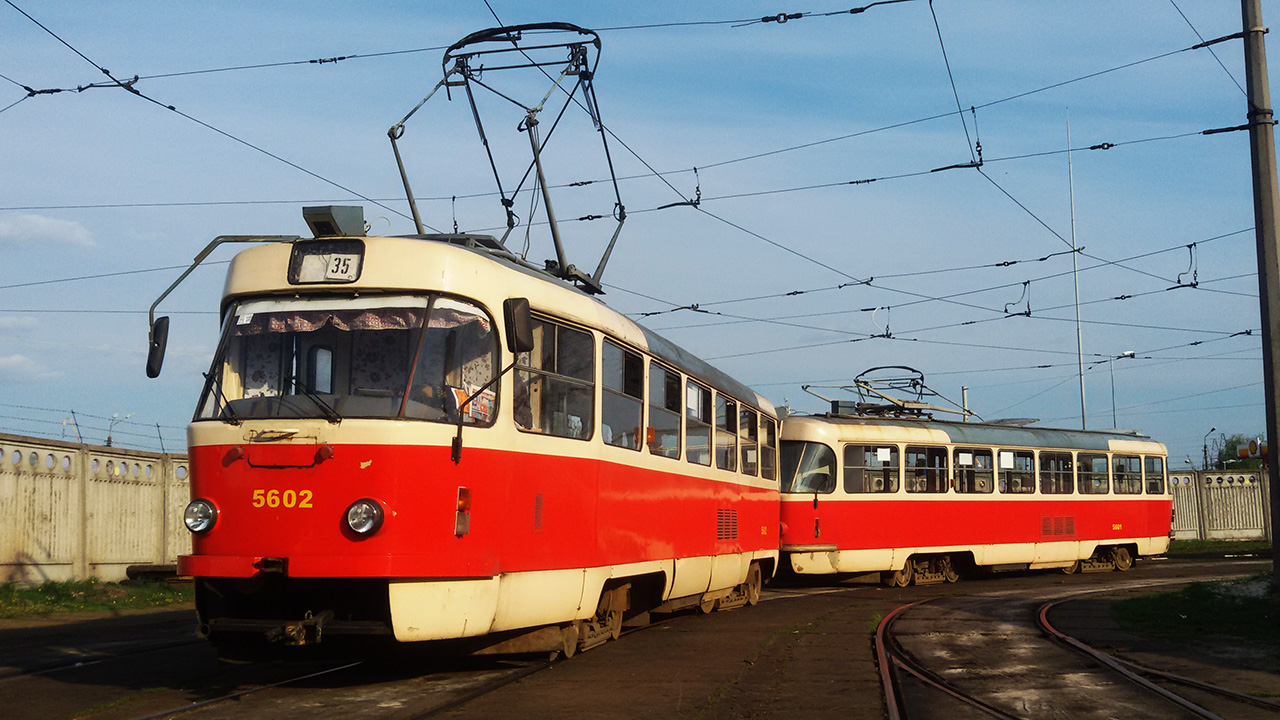 Киев, Tatra T3SU № 5602