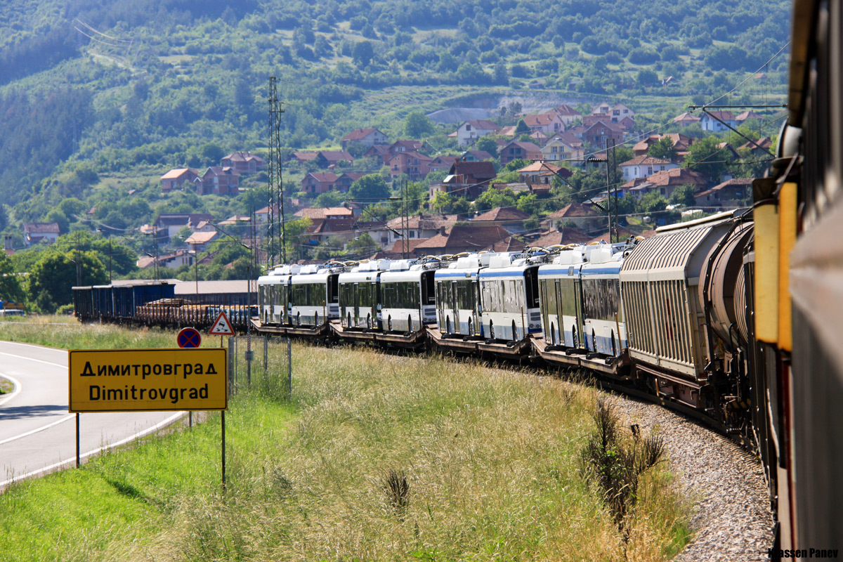Бургас — Доставка на новите тролейбуси Škoda 26Tr Solaris • Прибытие новых троллейбусов Škoda 26Tr Solaris — 2014; Варна — Прибытие новых троллейбусов Škoda 26Tr Solaris — 2014
