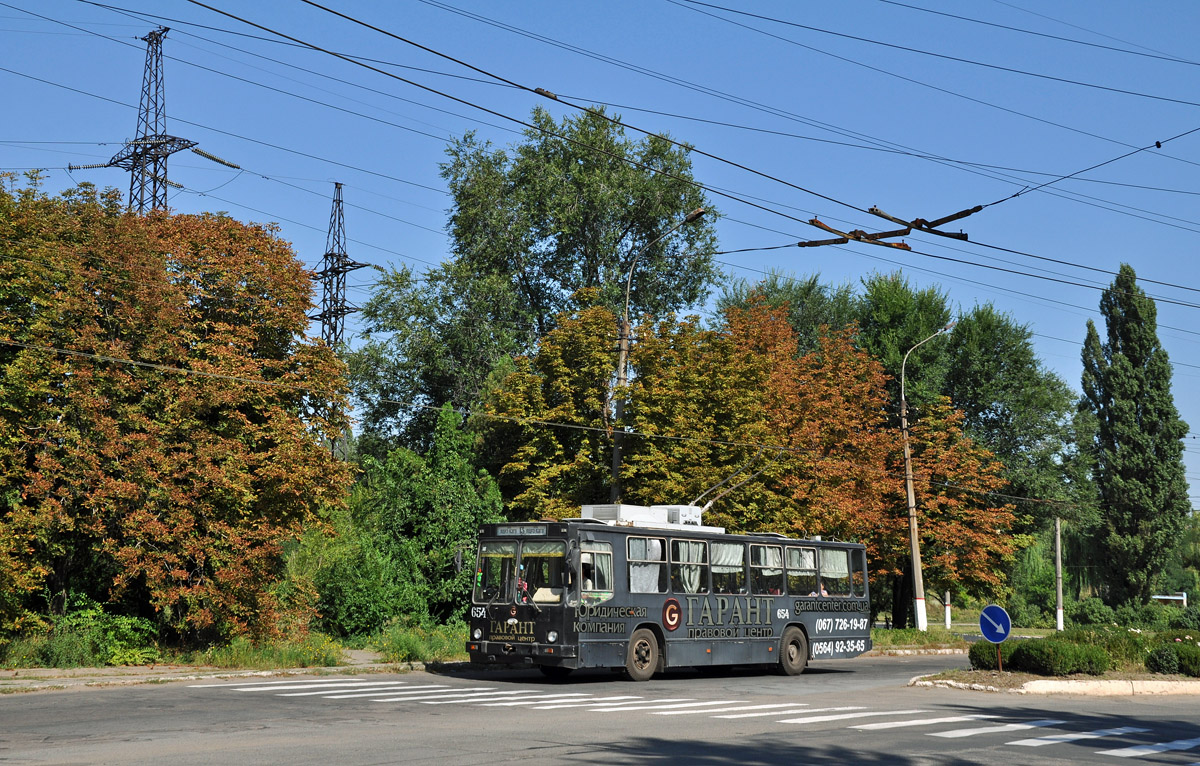 Kryvyj Rihas, YMZ Т2 mod. 7 nr. 654