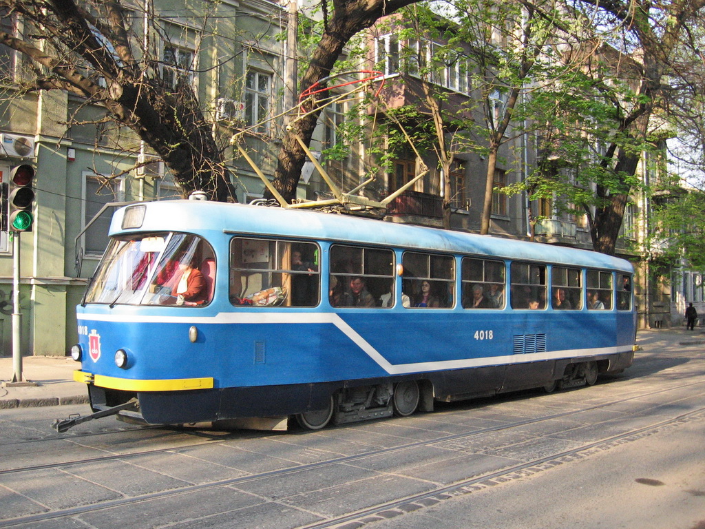 Одесса, Tatra T3R.P № 4018