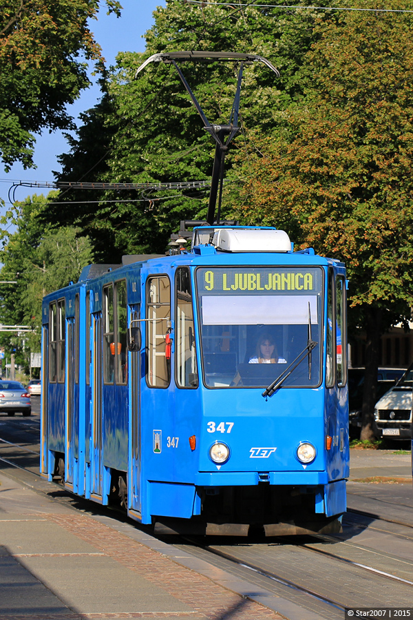 Загреб, Tatra KT4YU № 347