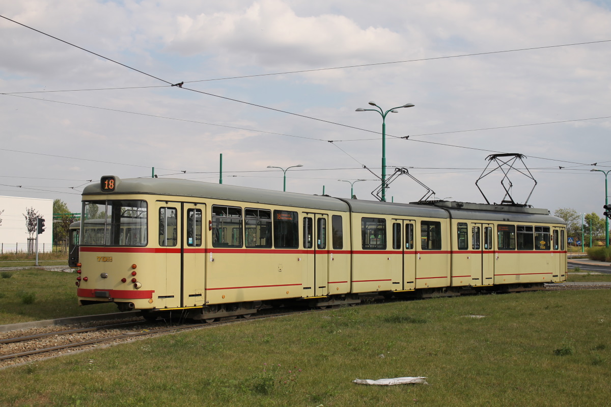 Poznan, Duewag GT8 Nr. 702