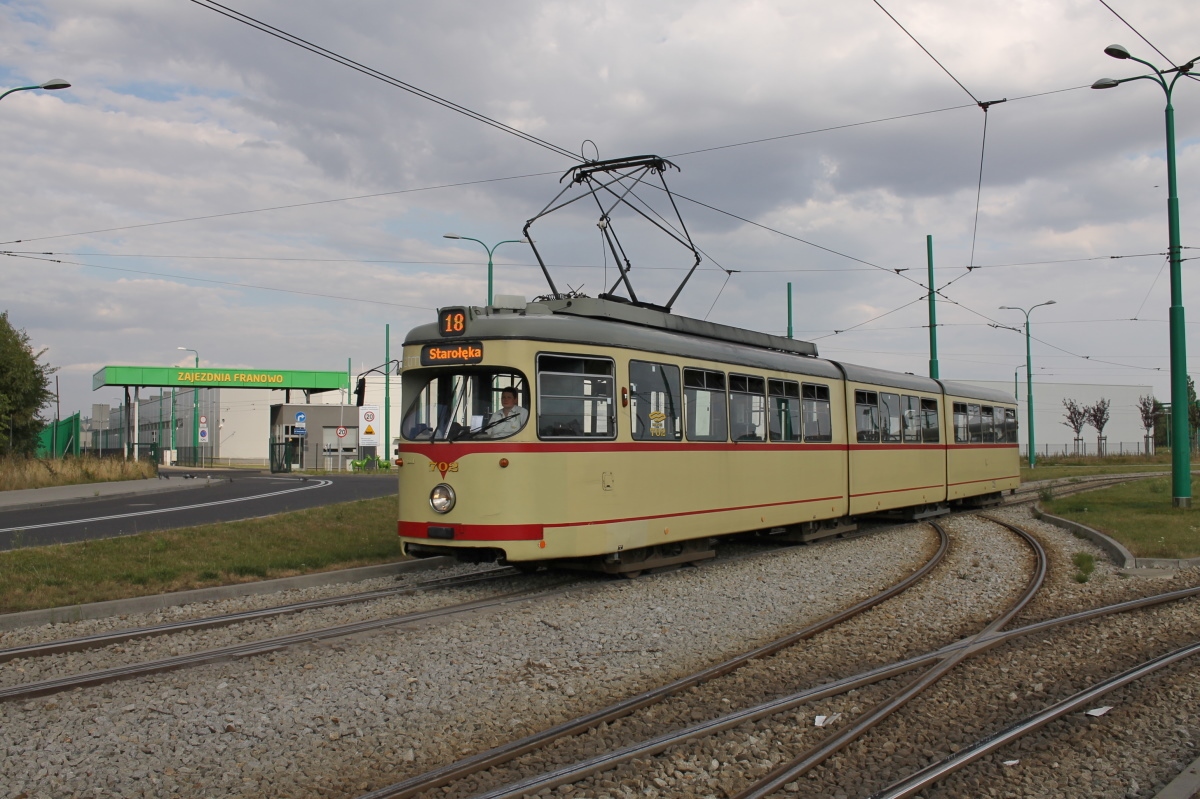 Познань, Duewag GT8 № 702