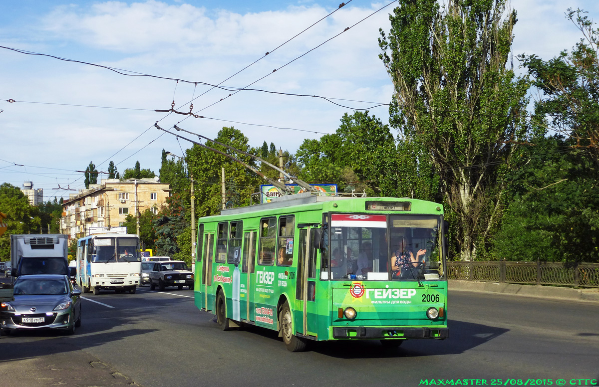 Крымский троллейбус, Škoda 14Tr02/6 № 2006