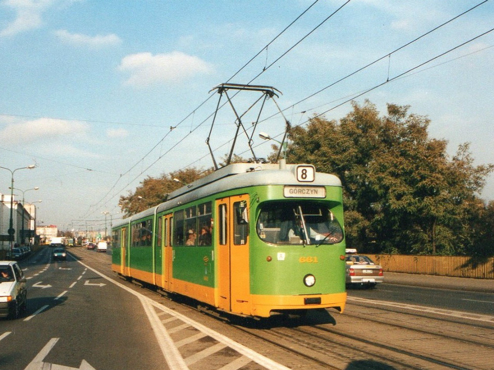 Познань, Duewag GT8 № 661