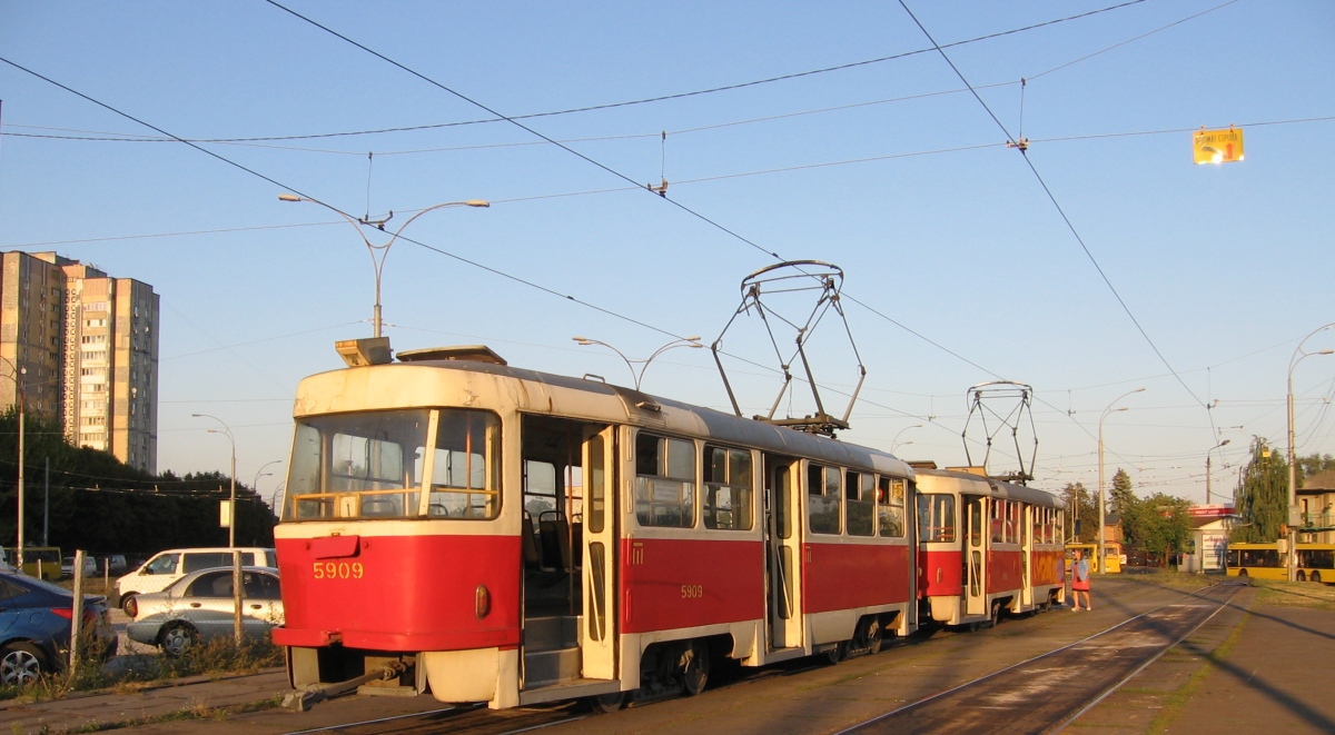 Киев, Tatra T3SU № 5909