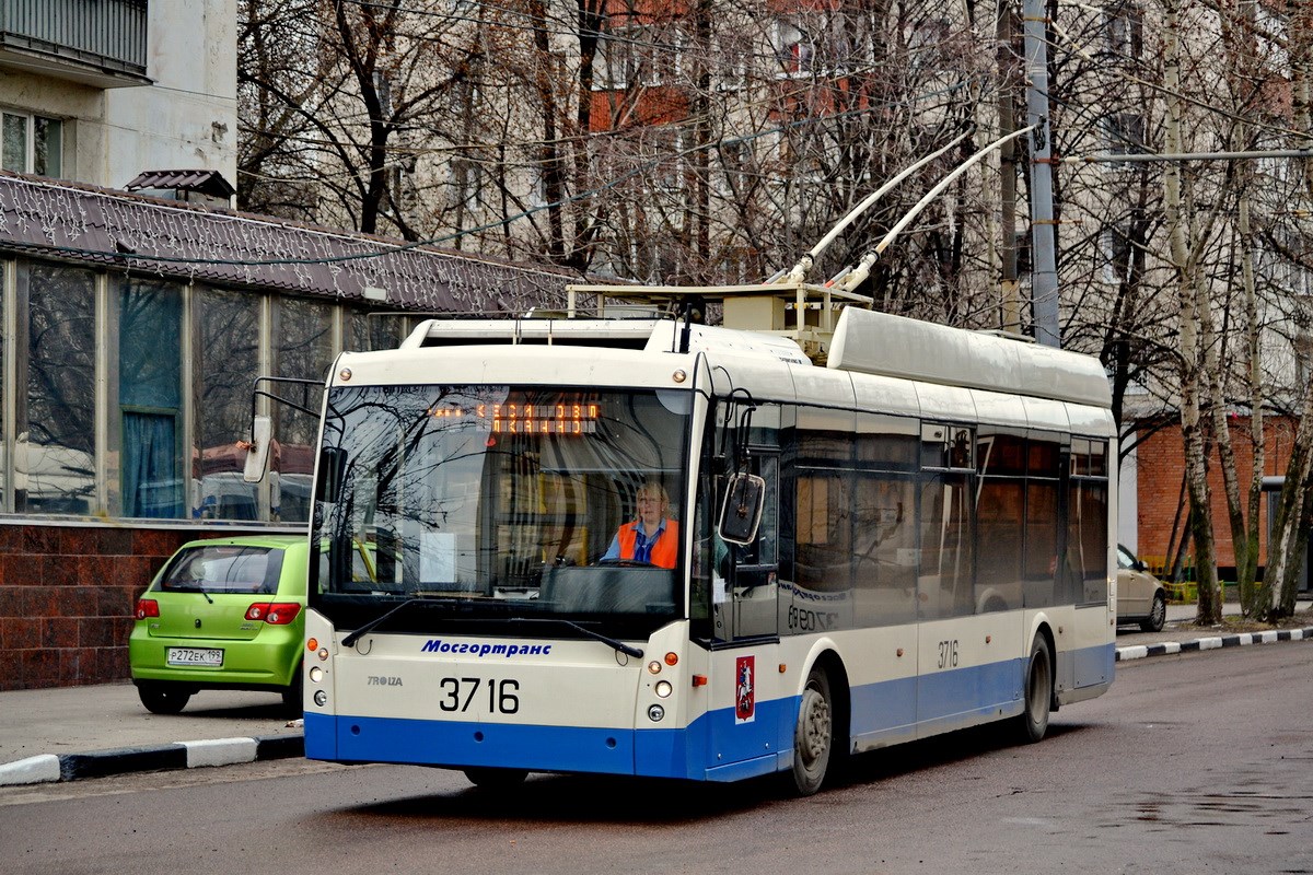 Москва, Тролза-5265.00 «Мегаполис» № 3716