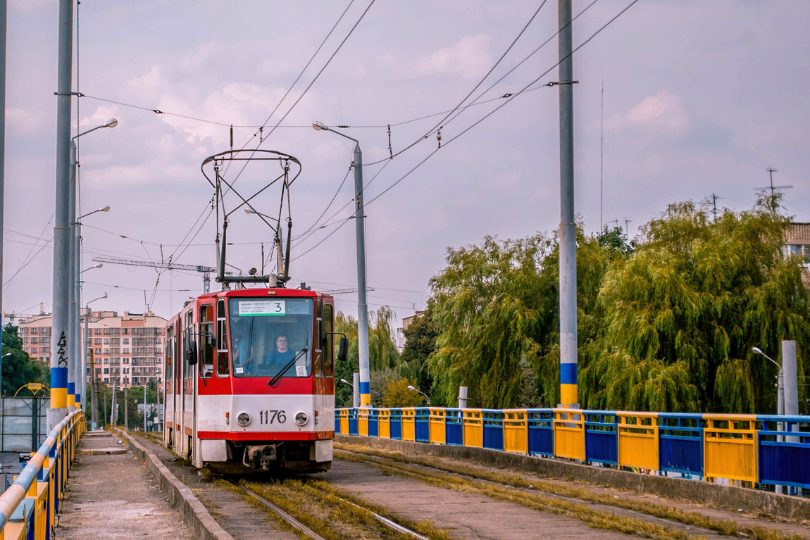 Львов, Tatra KT4D № 1176