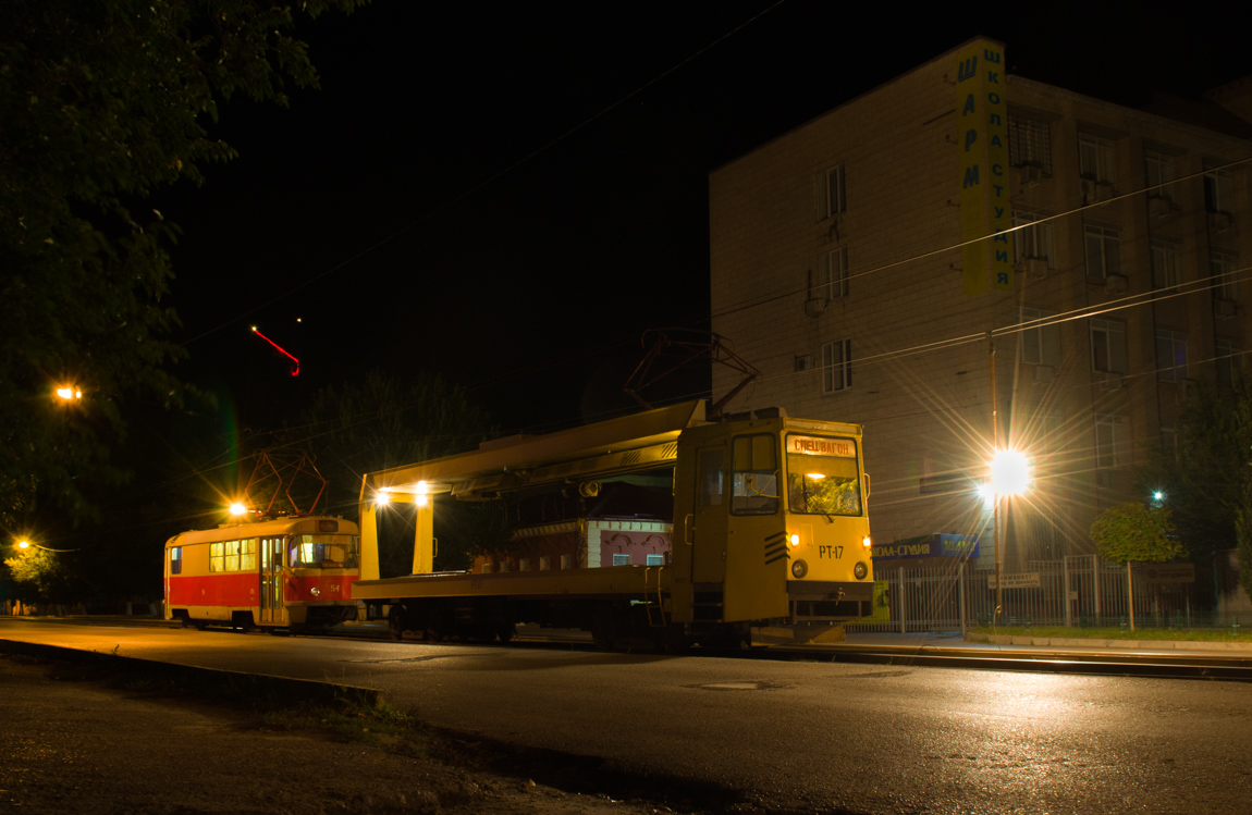 Волгоград, ТК-28А № 17; Волгоград, Tatra T3SU (двухдверная) № 54
