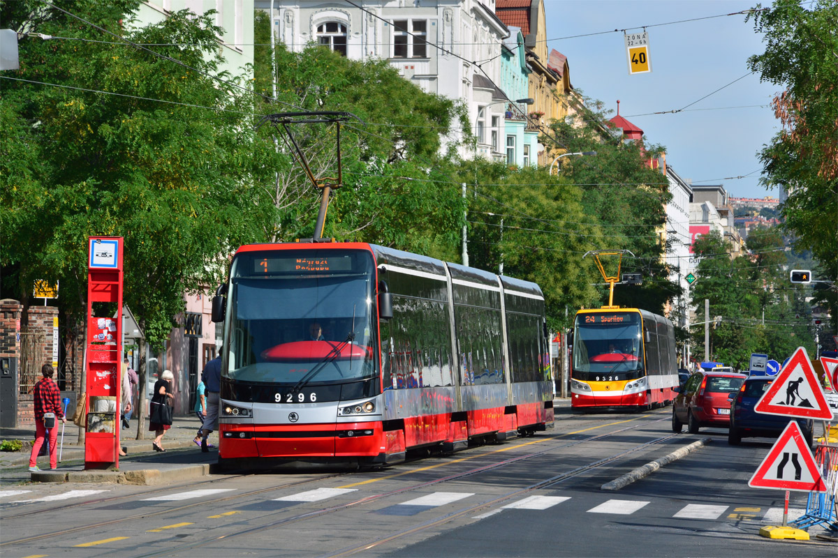 Прага, Škoda 15T3 ForCity Alfa Praha № 9296