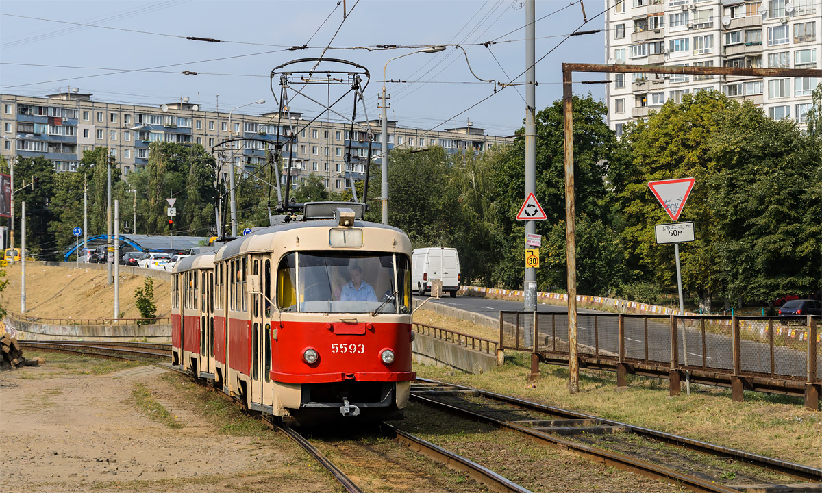 Киев, Tatra T3SU № 5593