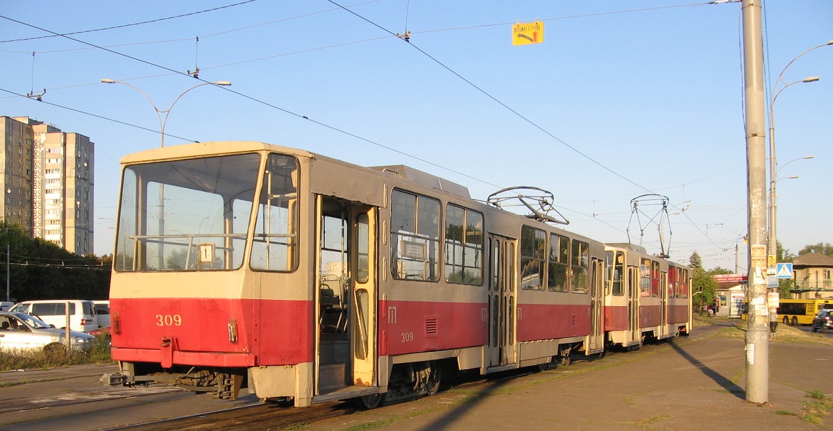 Киев, Tatra T6B5SU № 309