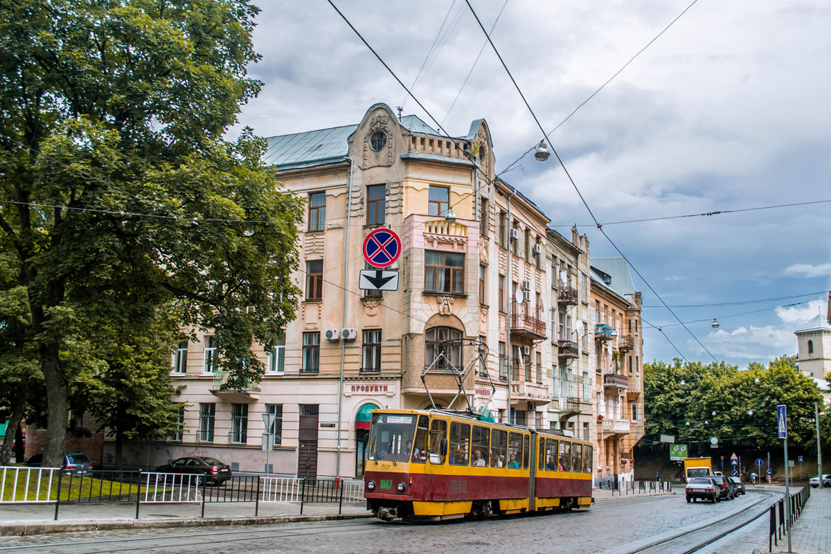 Львов, Tatra KT4SU № 1047