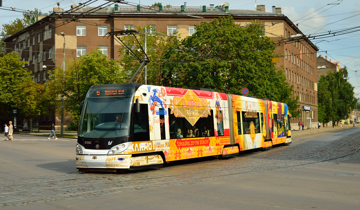 Рига, Škoda 15T ForCity Alfa Riga № 57082