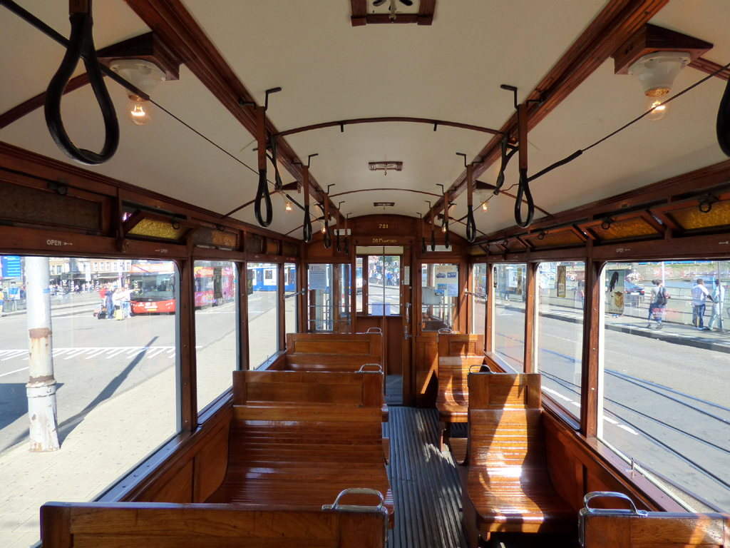 Amsterdam, Werkspoor 2-axle trailer car № 731 Amsterdam, Werkspoor 2-axle trailer car № 731