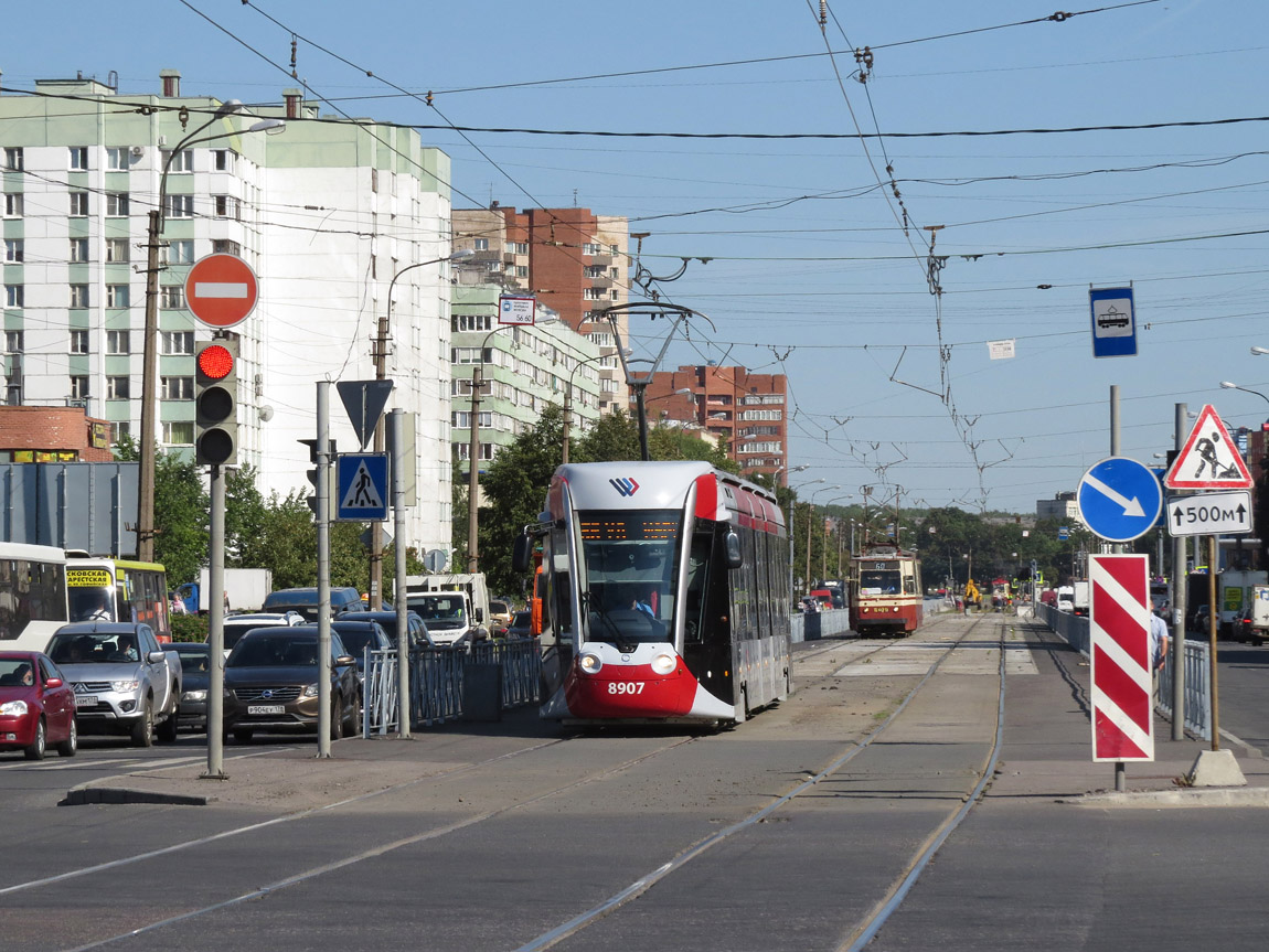 Санкт-Петербург, 71-801 (Alstom Citadis 301 CIS) № 8907