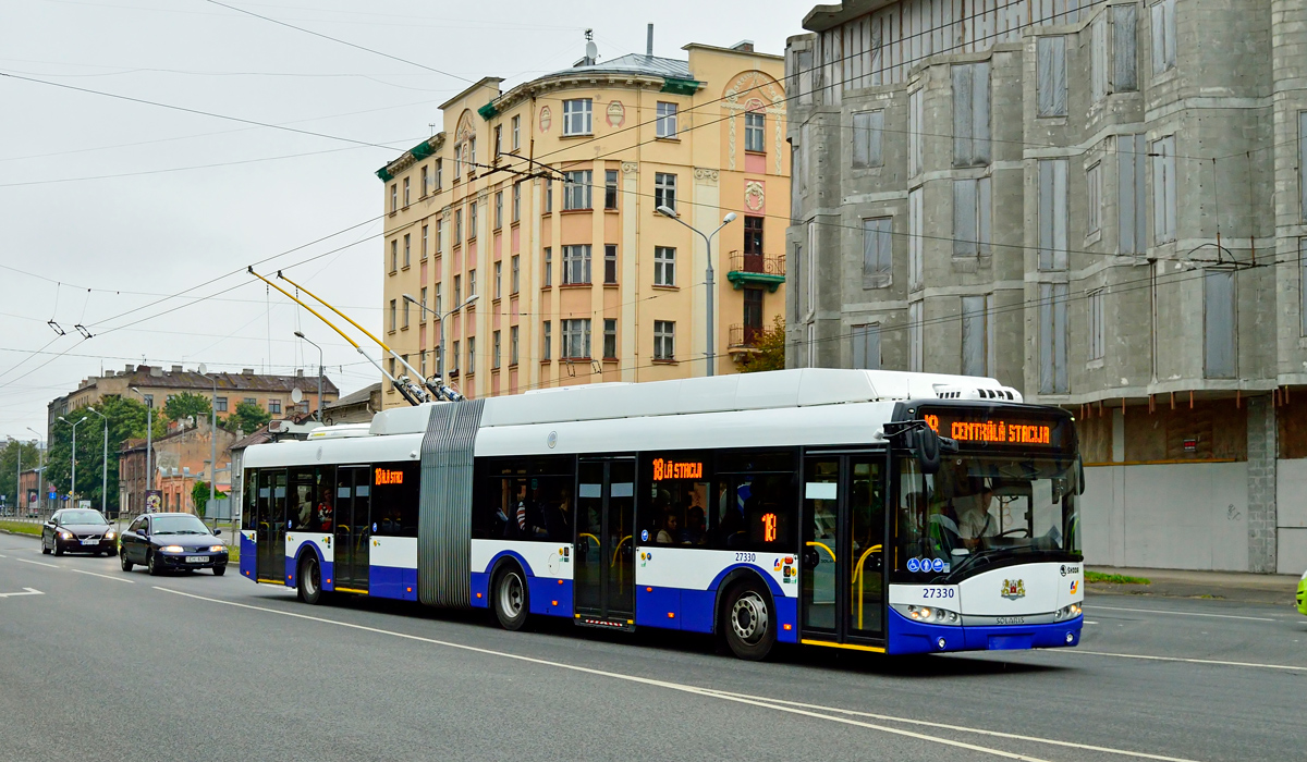 Рига, Škoda 27Tr Solaris III № 27330