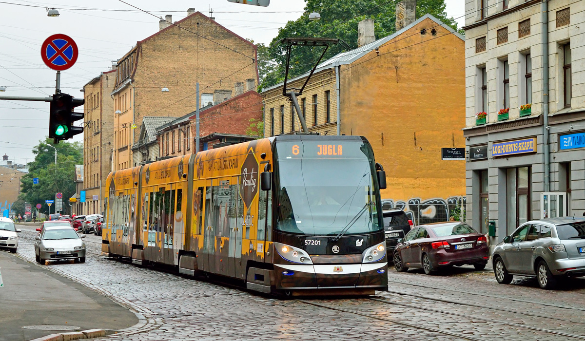 Ryga, Škoda 15T ForCity Alfa Riga nr. 57201