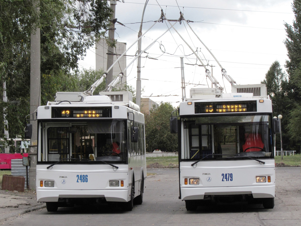 Тольятти, Тролза-5275.03 «Оптима» № 2486; Тольятти, Тролза-5275.03 «Оптима» № 2479 Тольятти, Тролза-5275.03 «Оптима» № 2486; Тольятти, Тролза-5275.03 «Оптима» № 2479