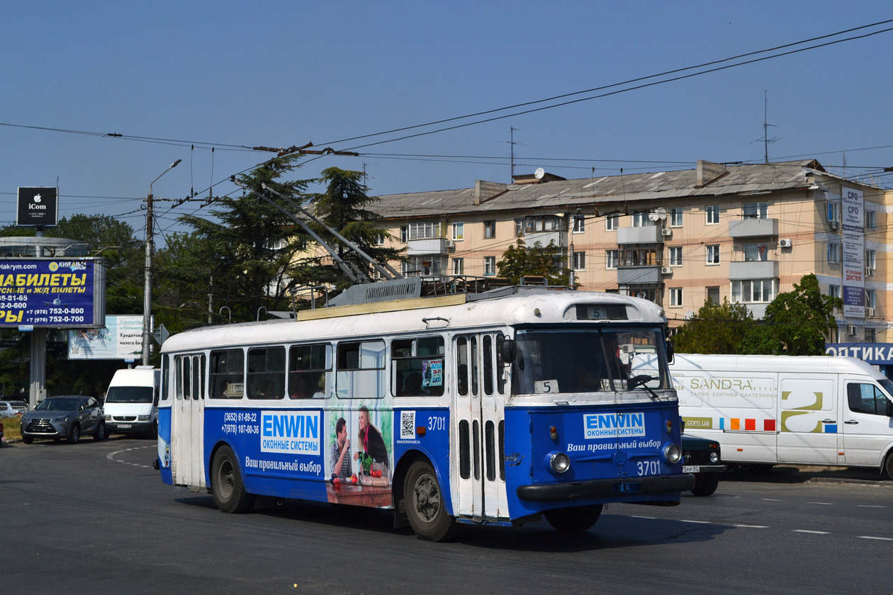 Крымский троллейбус, Škoda 9TrH27 № 3701