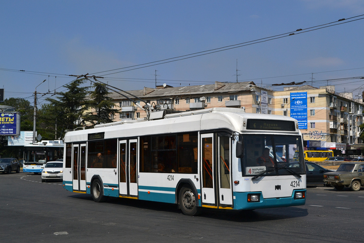Крымский троллейбус, БКМ 32102 № 4214
