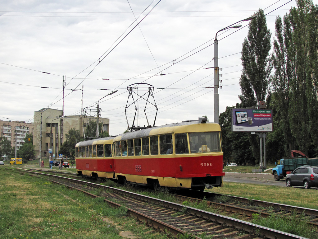 Киев, Tatra T3SU № 5986