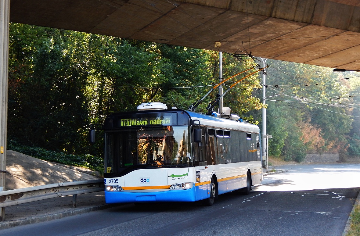 Острава, Solaris Trollino II 12 AC № 3705