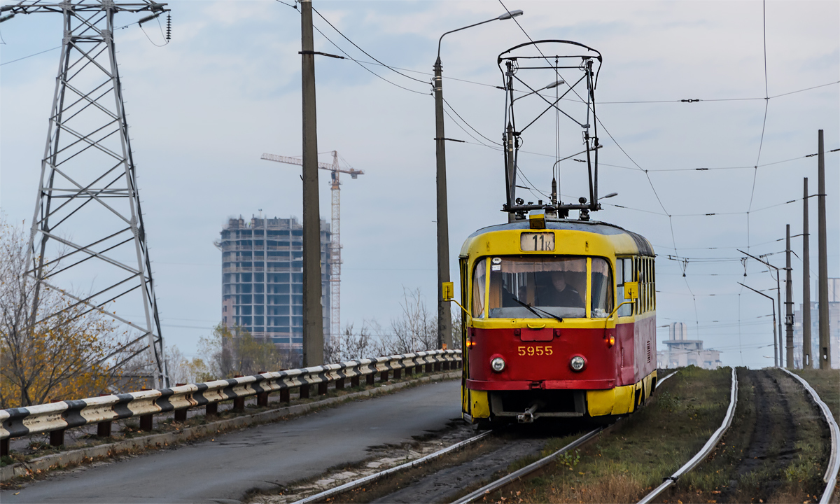 Киев, Tatra T3SU № 5955