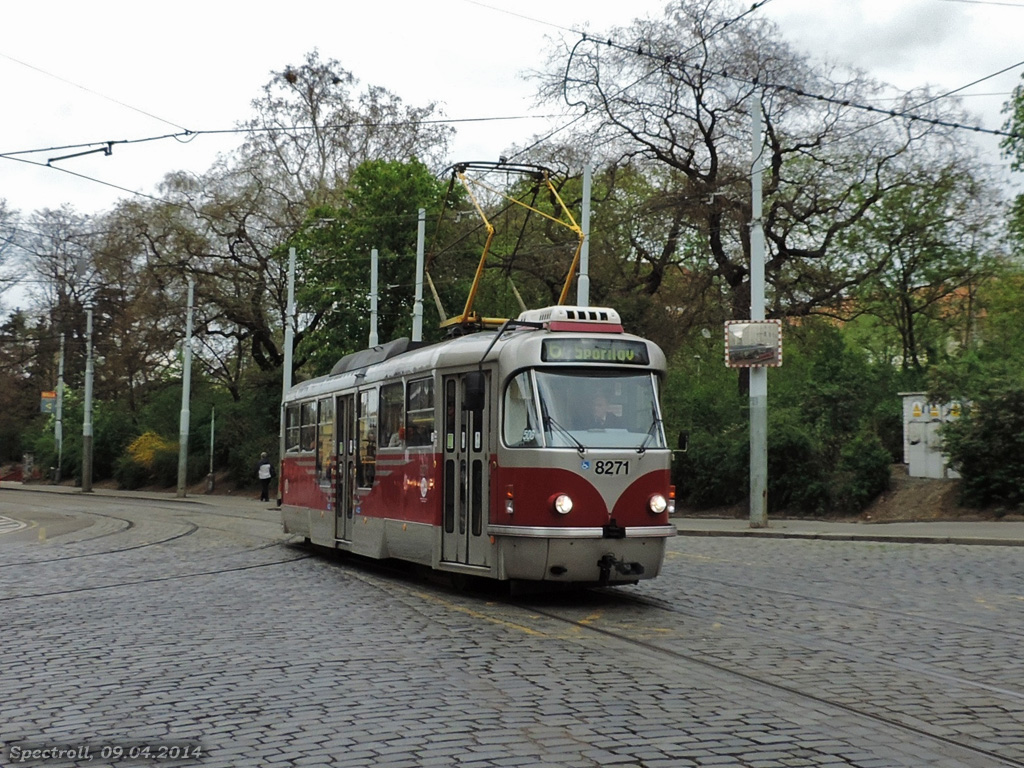Прага, Tatra T3R.PLF № 8271