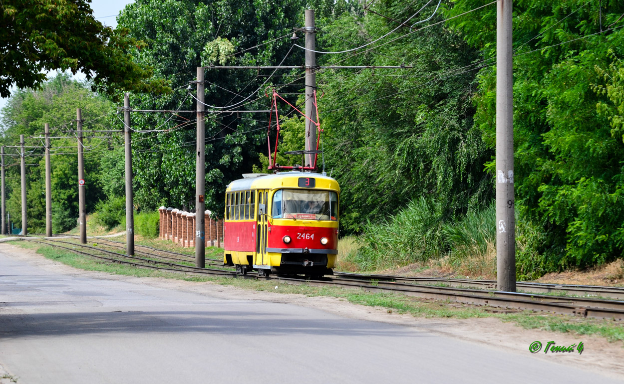 Волгоград, Tatra T3SU (двухдверная) № 2464