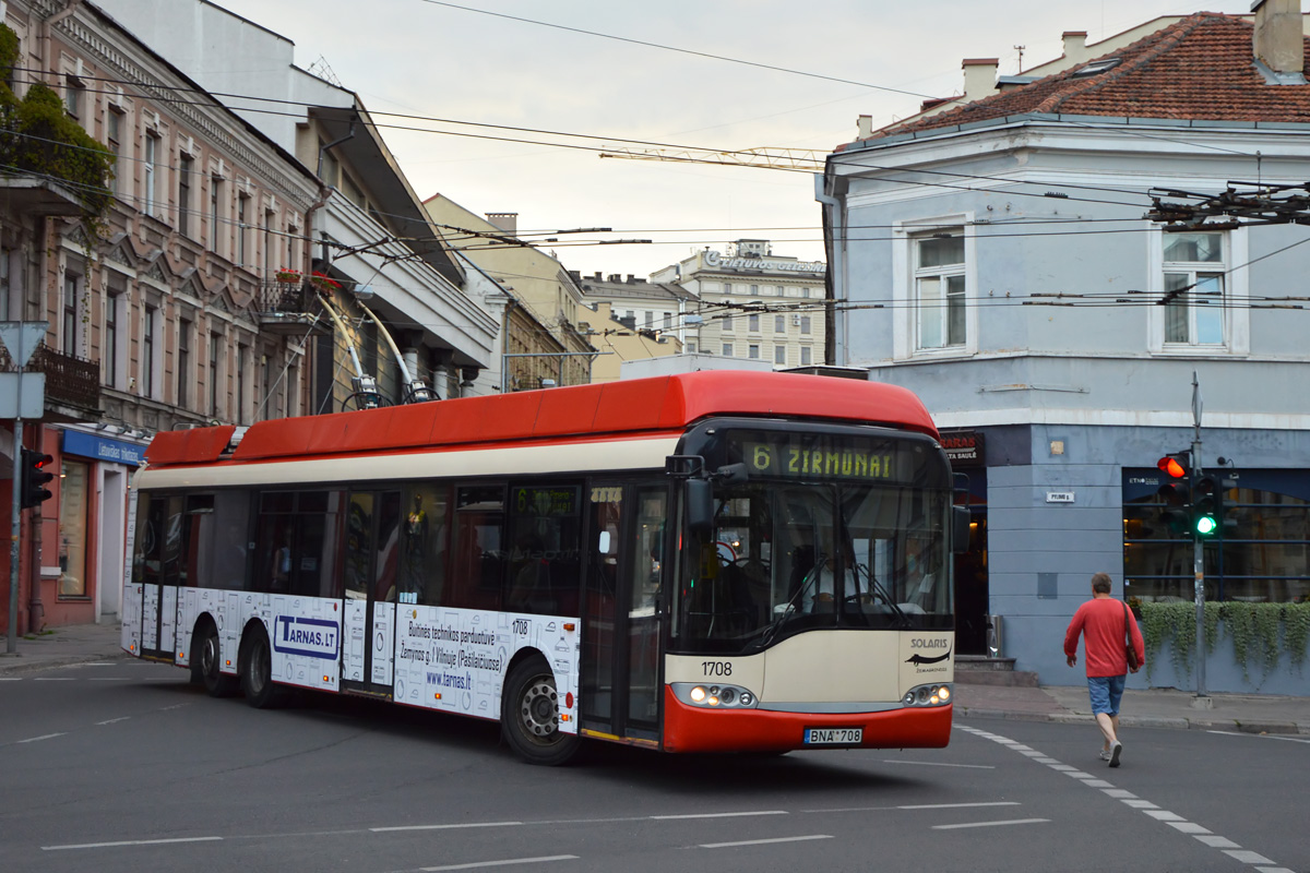 Вильнюс, Solaris Trollino II 15 AC № 1708
