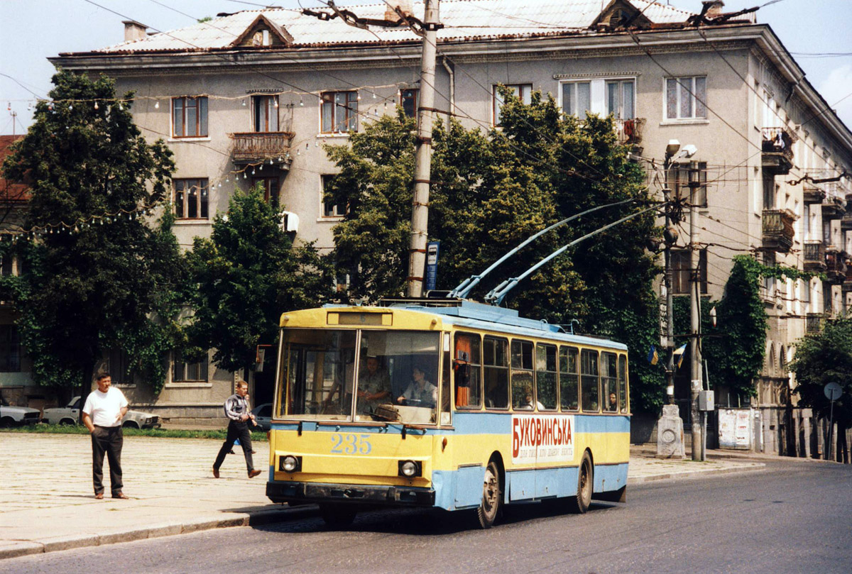 Tšernivtsi, Škoda 14Tr02 # 235; Tšernivtsi — Old photos (1992-2000)