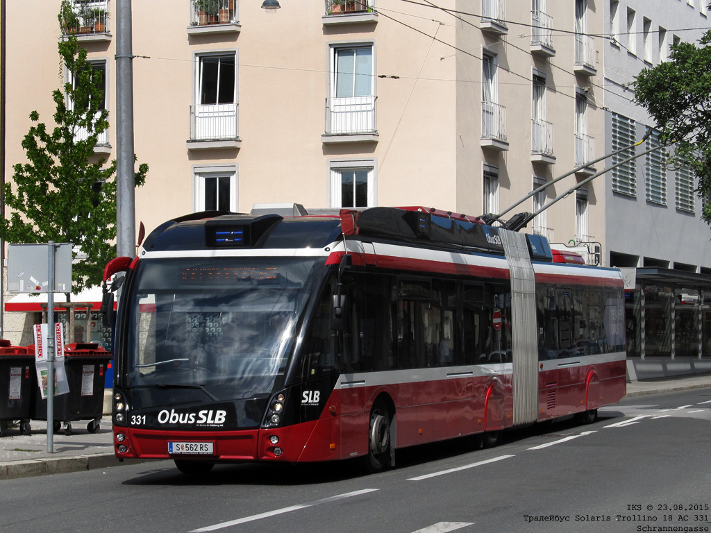 Зальцбург, Solaris Trollino III 18 AC MetroStyle № 331