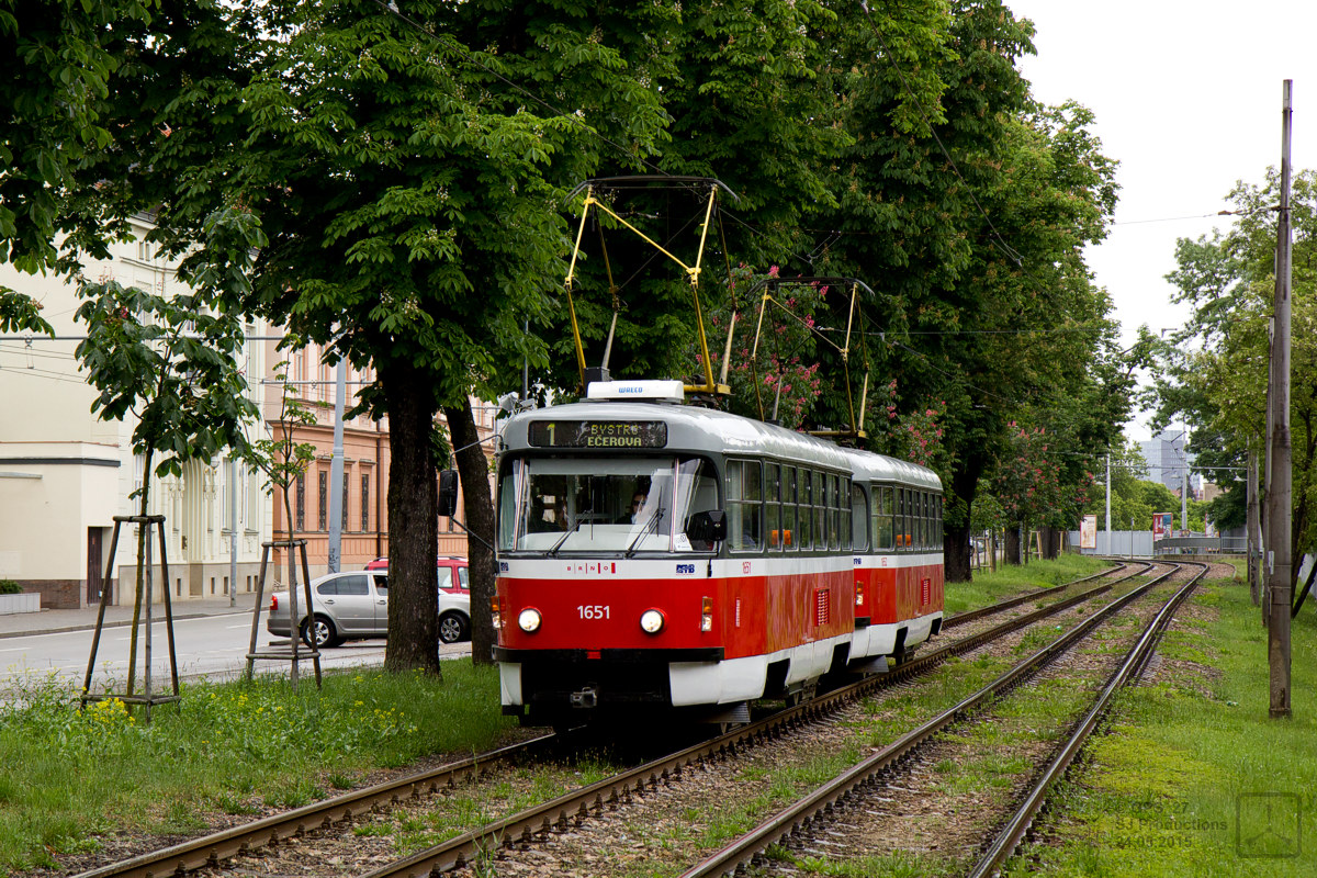 Brno, Tatra T3G Br. 1651